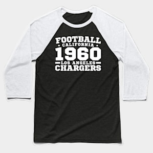 Football California 1960 Los Angeles Chargers Baseball T-Shirt